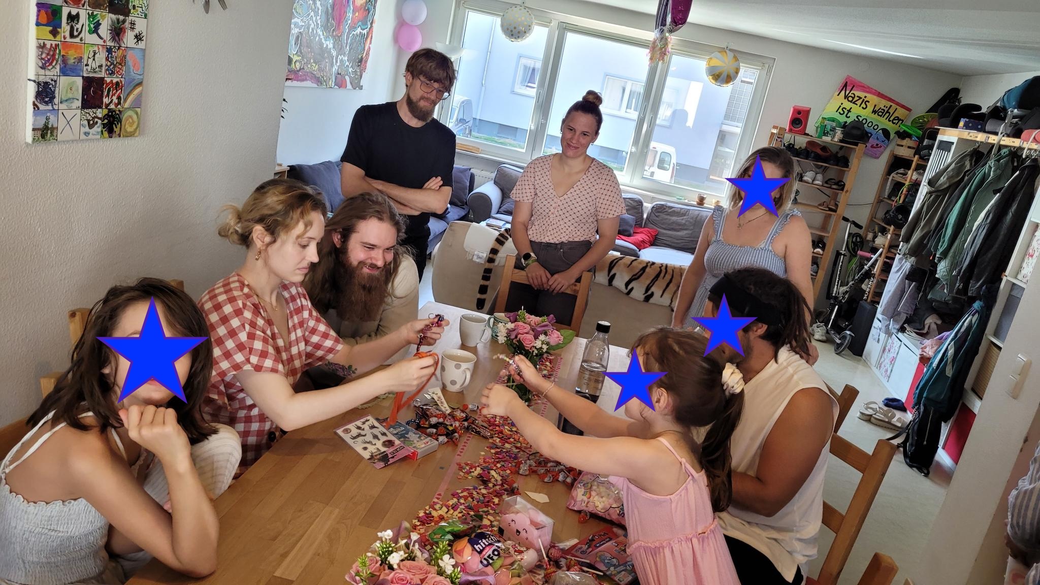 Gemeinsame Geburtstage in der Frankshire WG: Birthday